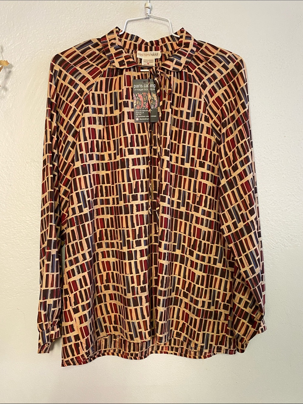 Carol Horn Print Blouse